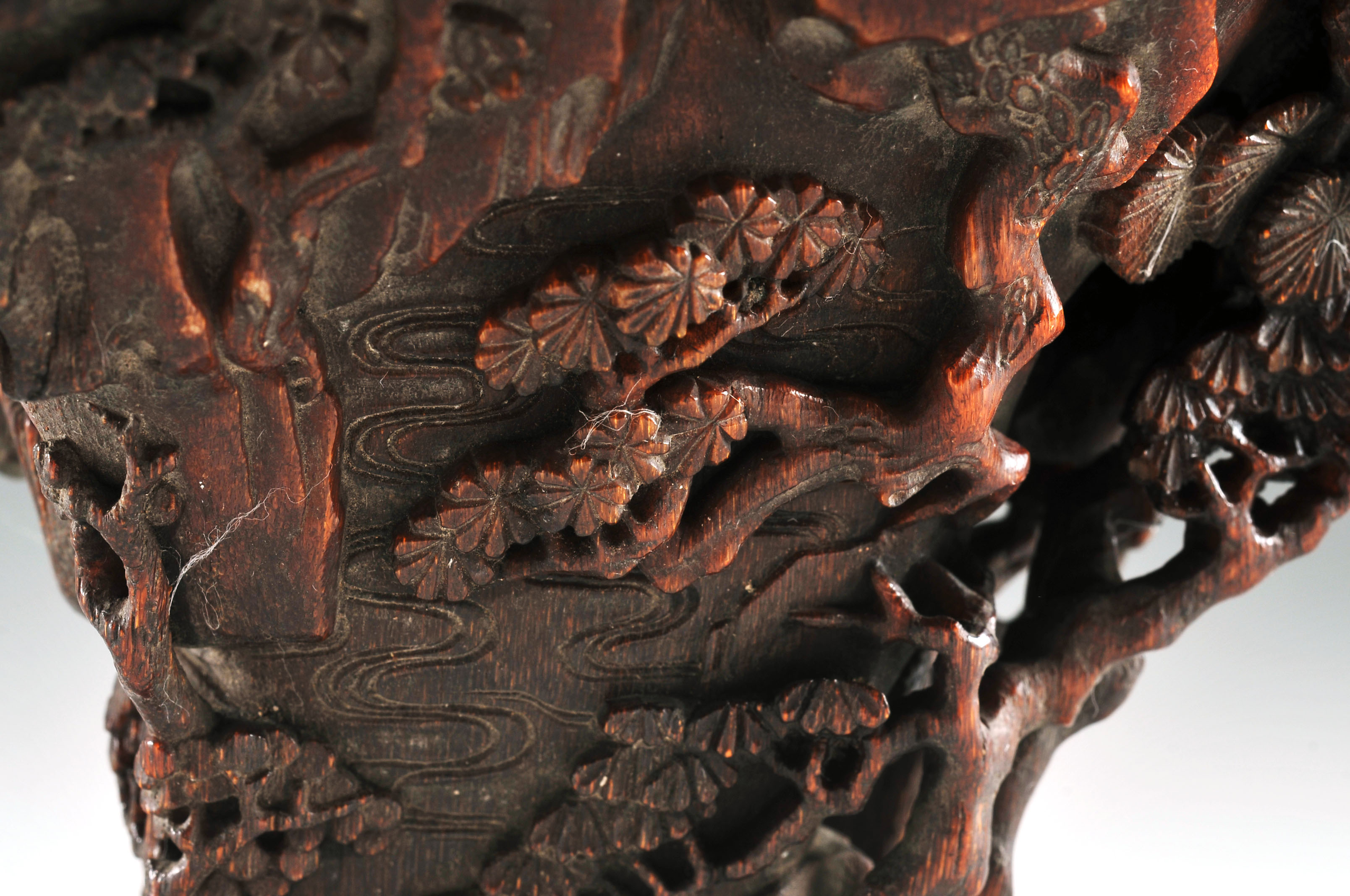 Fine 17th Century Chinese Rhinoceros Horn Libation Cup