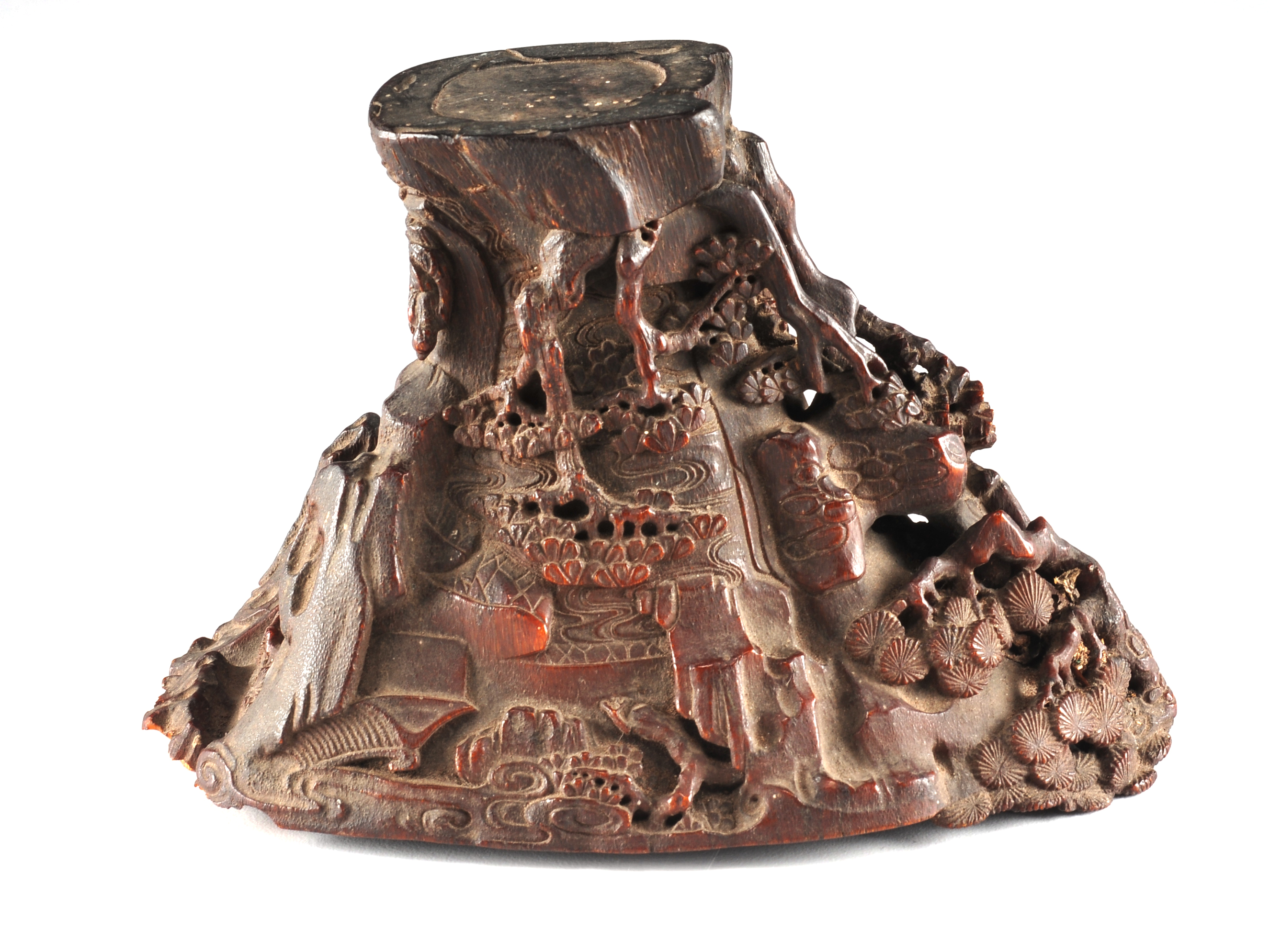 Fine 17th Century Chinese Rhinoceros Horn Libation Cup
