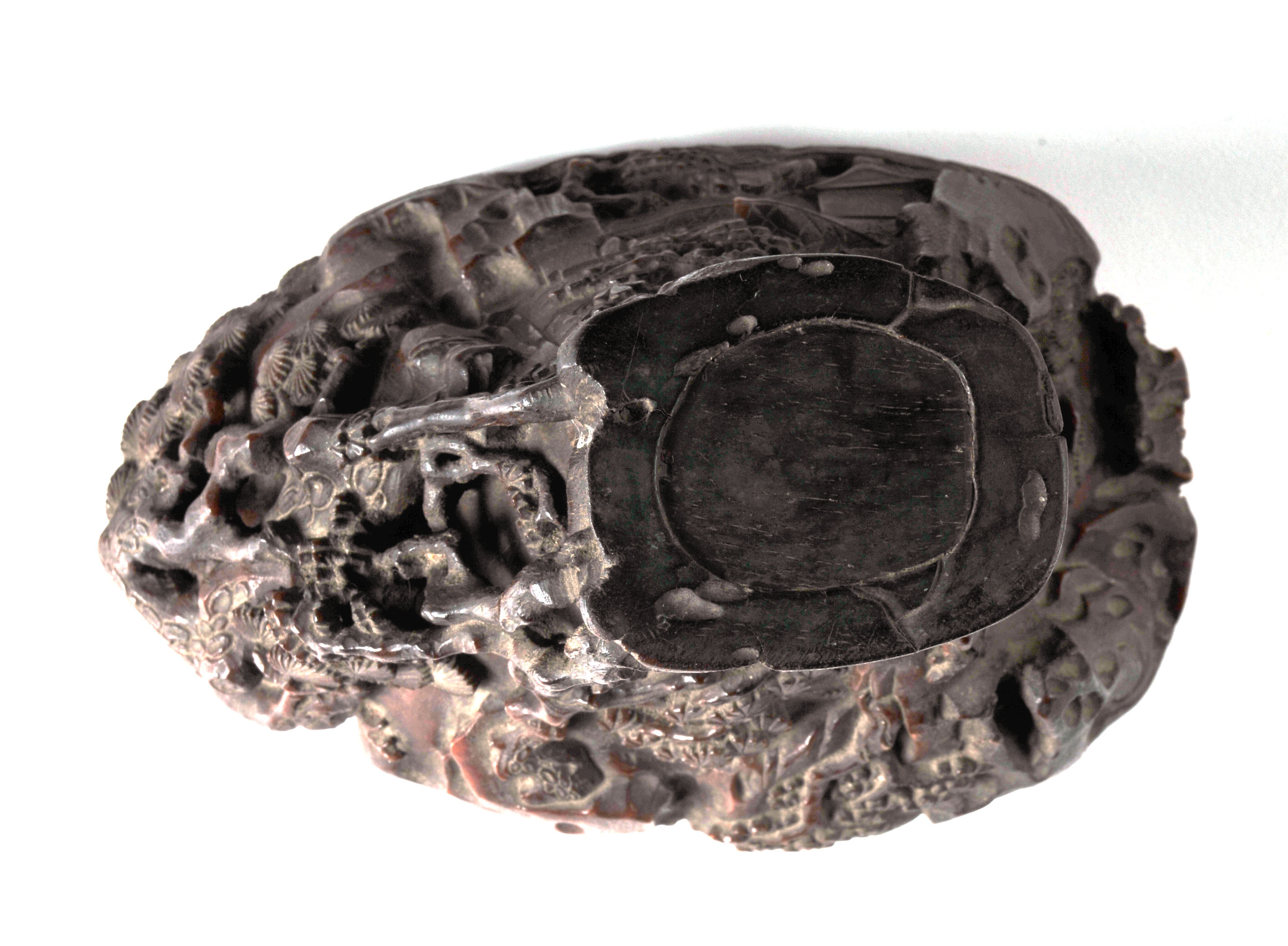 Fine 17th Century Chinese Rhinoceros Horn Libation Cup