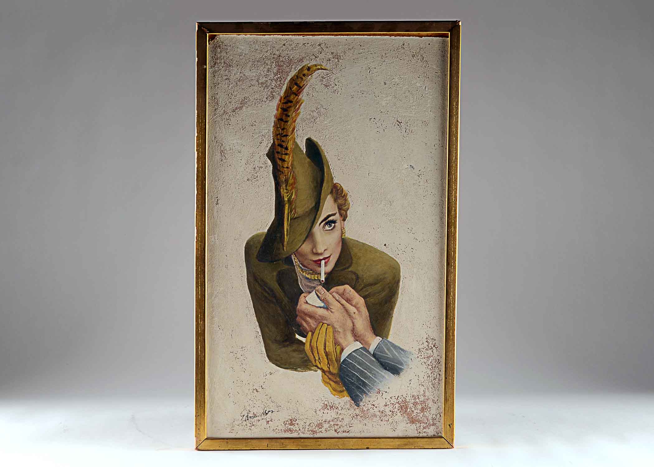 Original Carolyn Moorhead Edmundson Oil on Masonite Painting