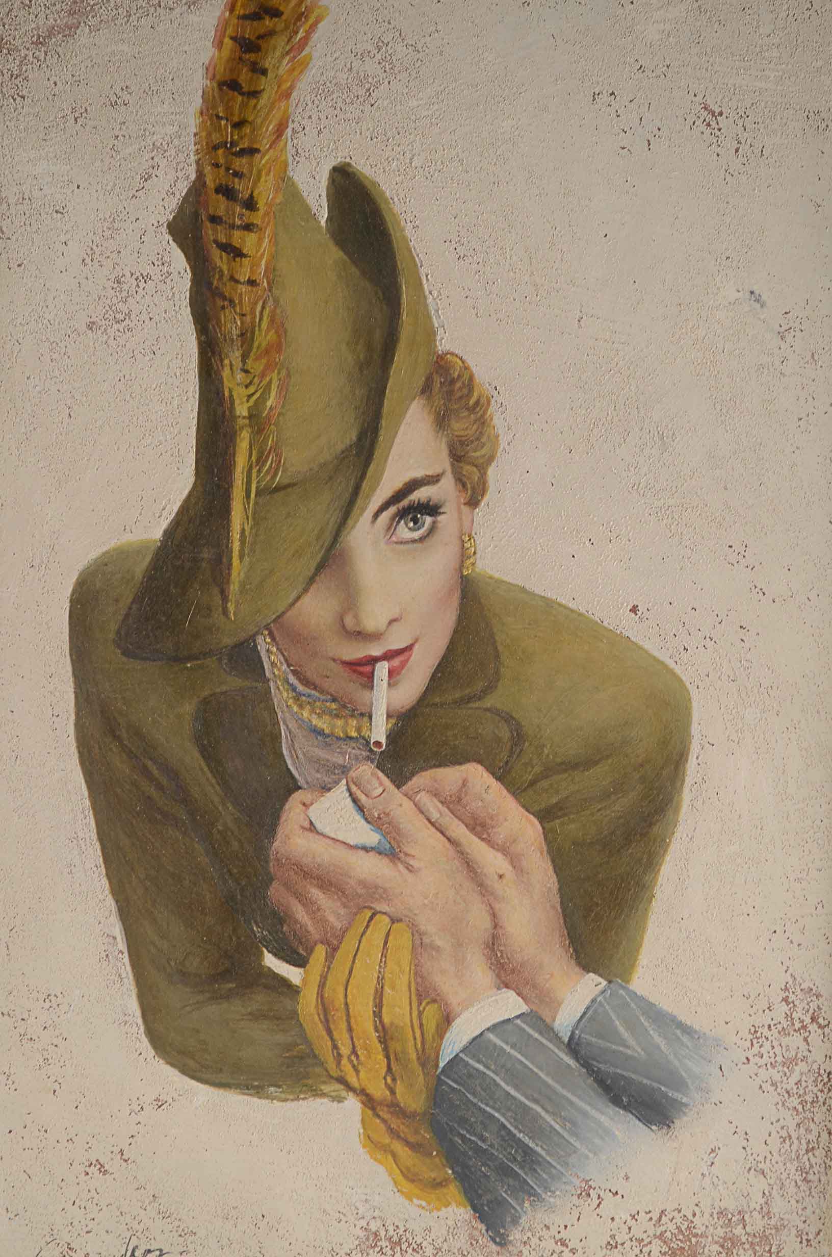 Original Carolyn Moorhead Edmundson Oil on Masonite Painting