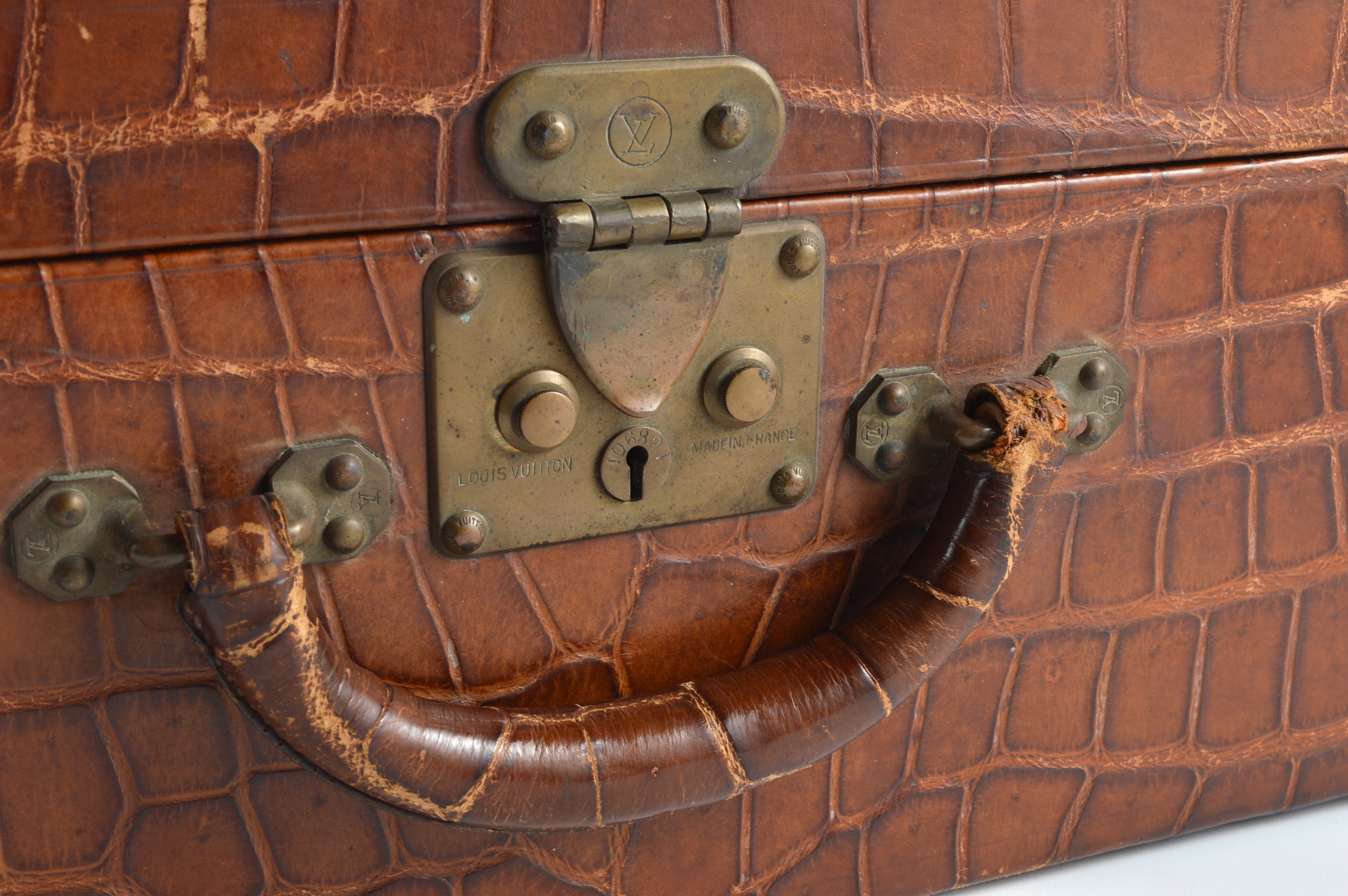 Vintage Louis Vuitton Crocodile Skin Suitcase