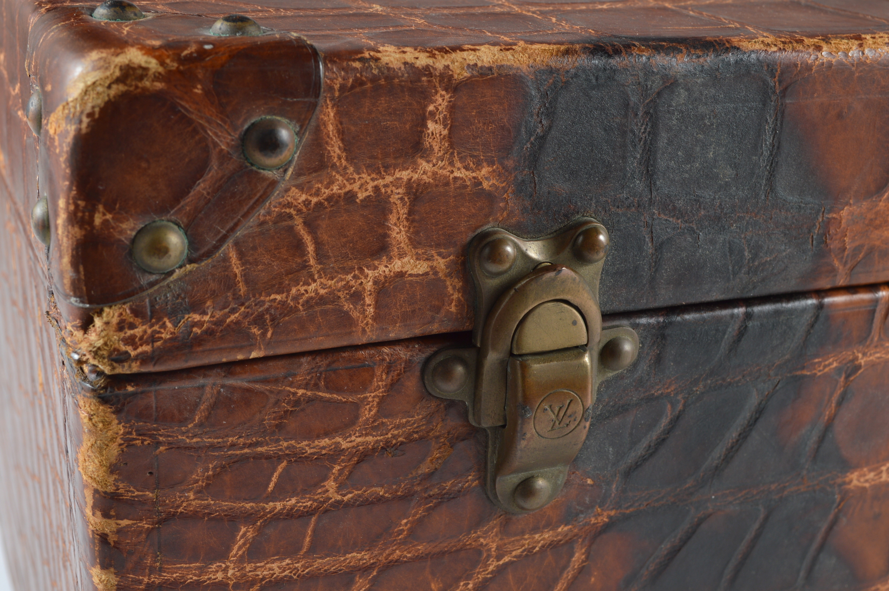 Vintage Louis Vuitton Crocodile Skin Suitcase