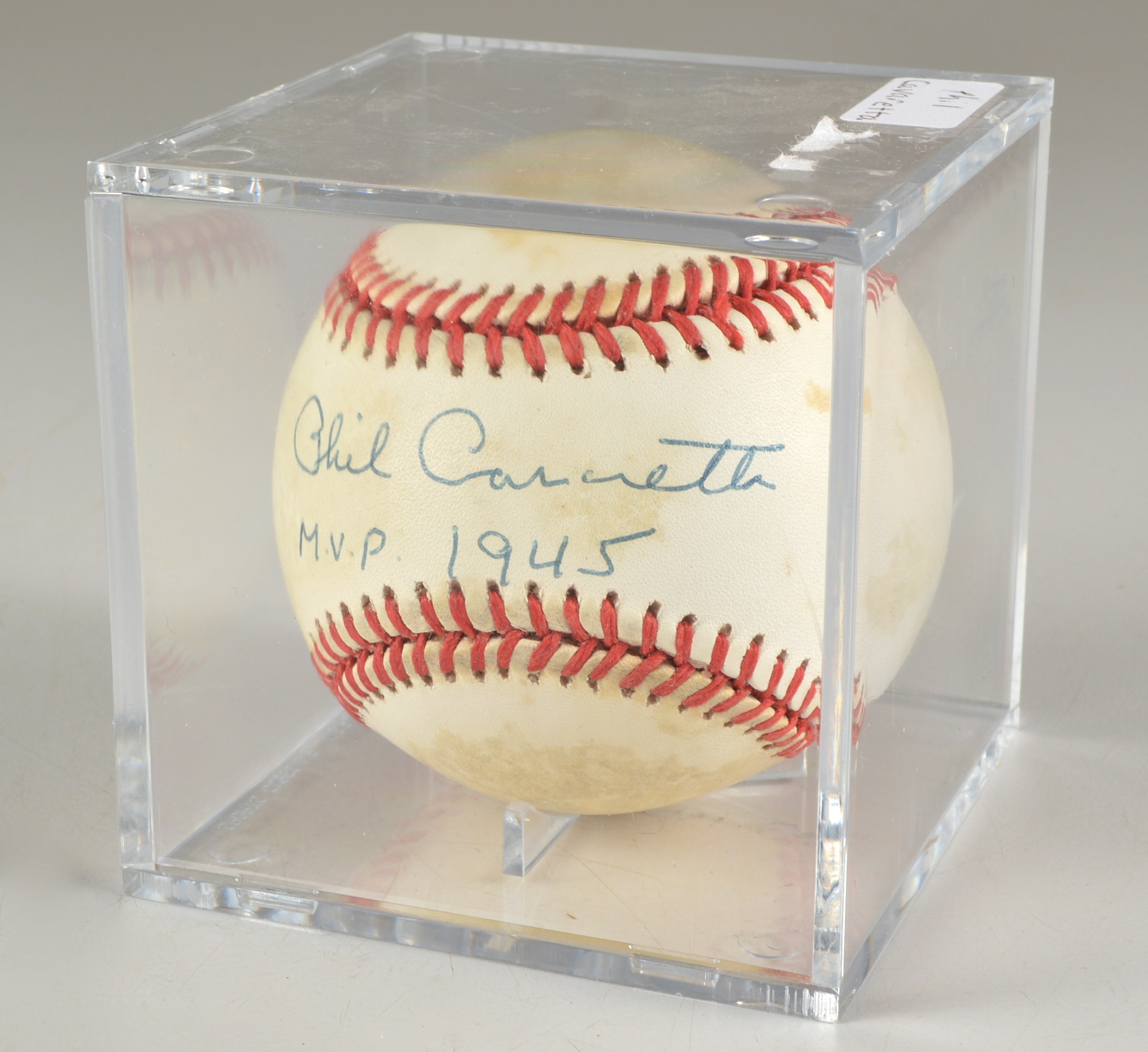 Frank Howard & Phil Cavaretta Autographed Rawlings Official Baseballs