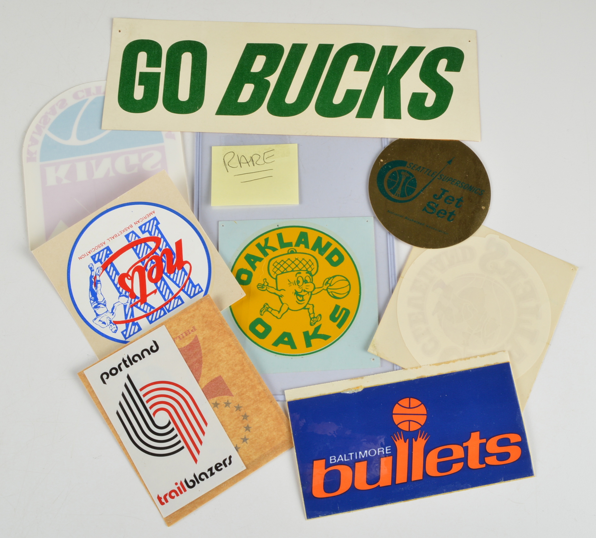 Vintage Basketball Sovenir Grouping With Programs, Tickets, Decals, & Cards