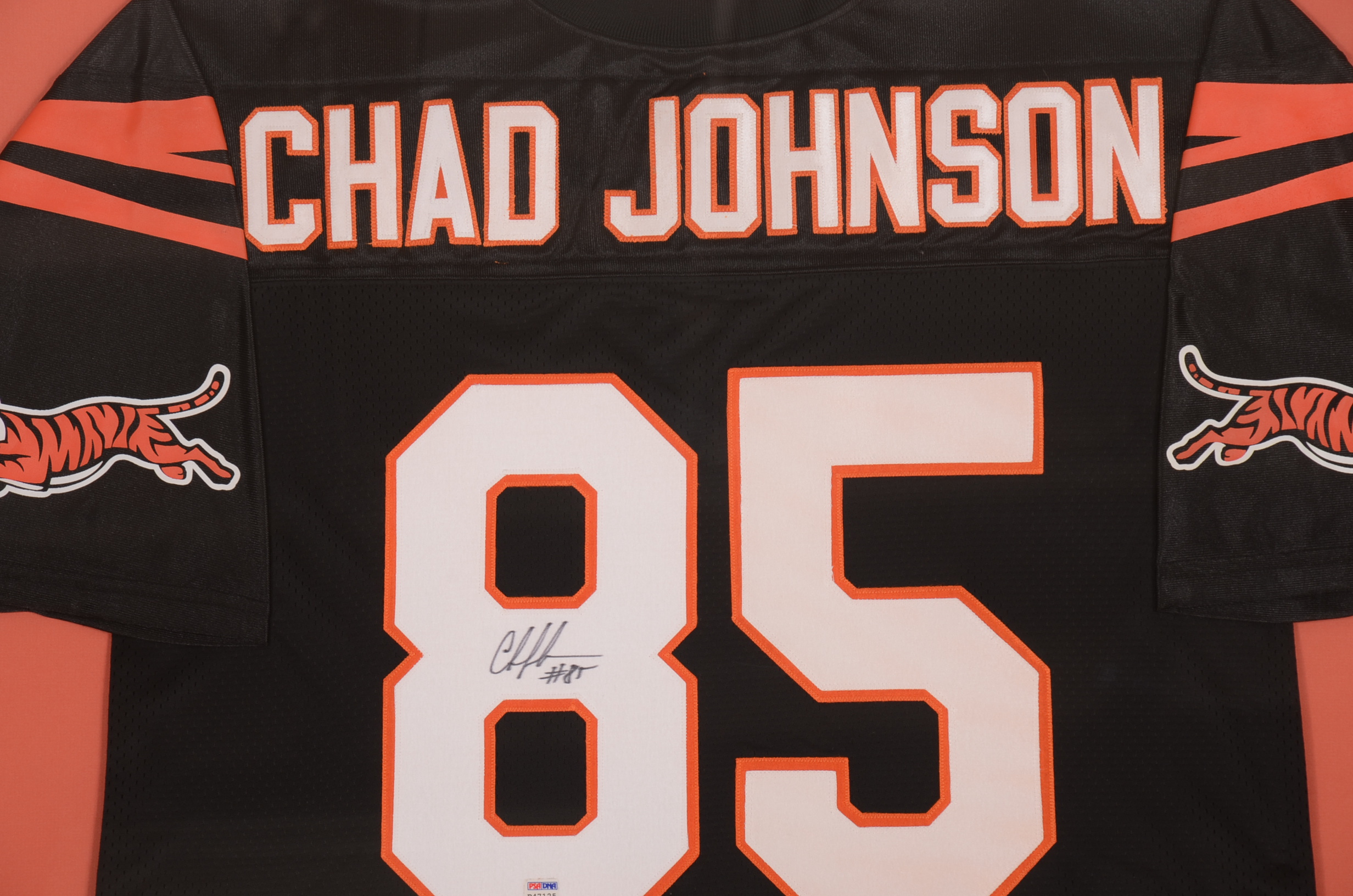 Chad Johnson Signed and Framed Cincinnati Bengas Jersey/PSA
