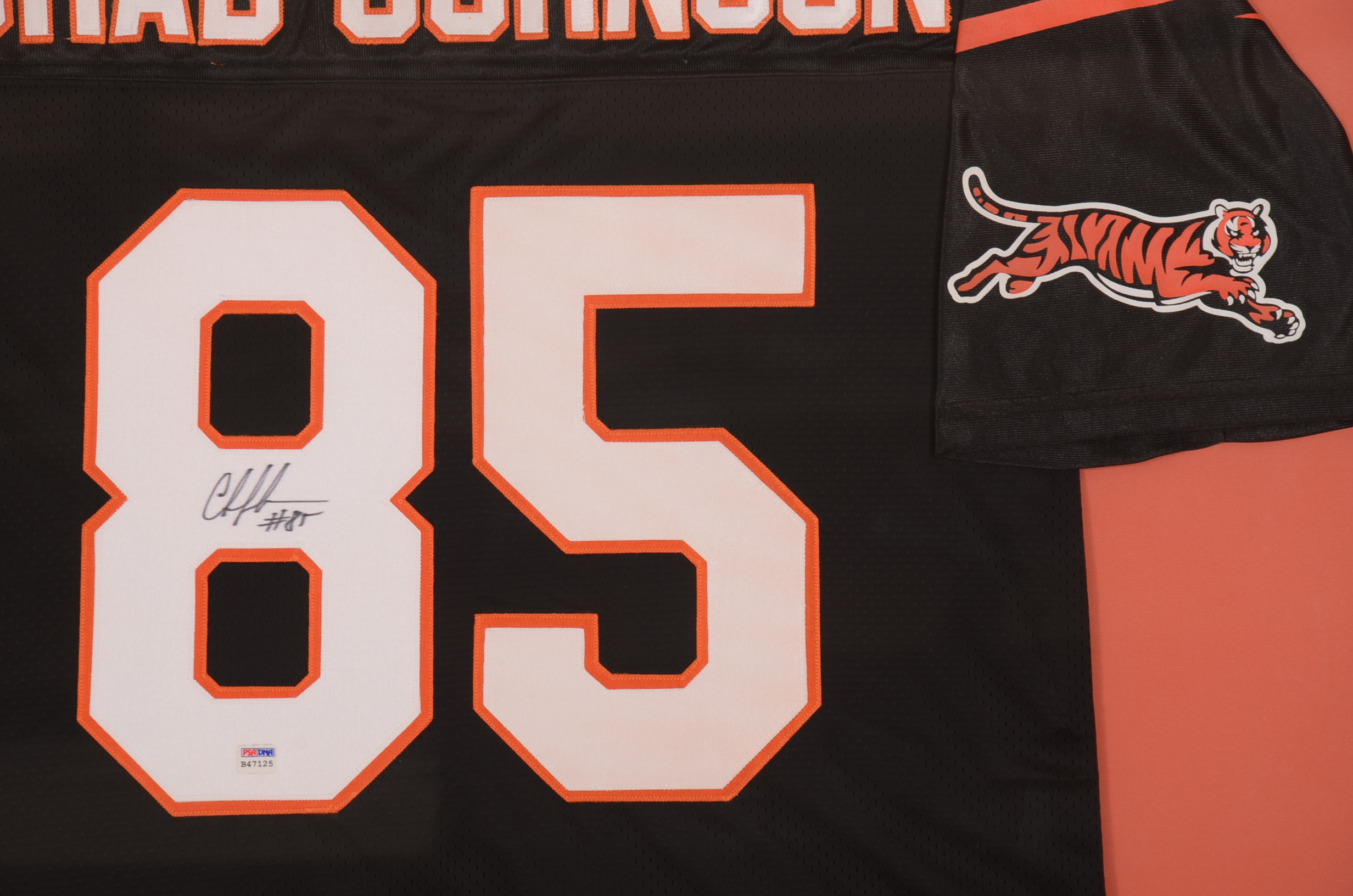 Chad Johnson Signed and Framed Cincinnati Bengas Jersey/PSA