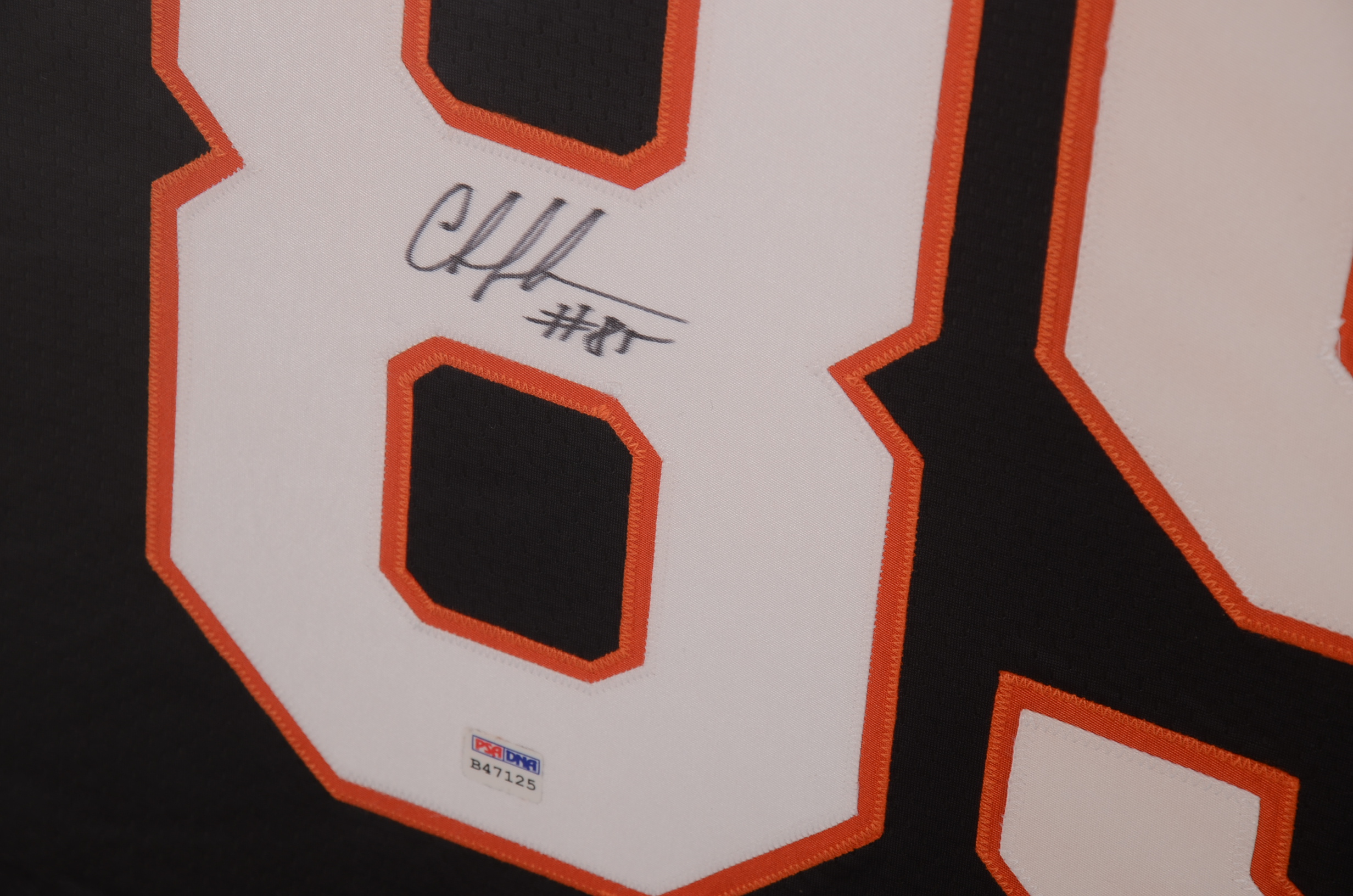 Chad Johnson Signed and Framed Cincinnati Bengas Jersey/PSA