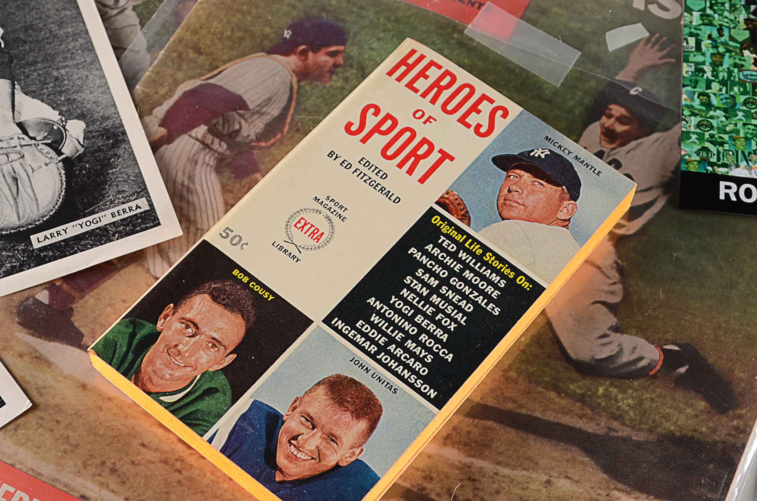 Fantastic Vintage Baseball Hall Of Fame Lot With Magazines, Cards, Photos, Etc.