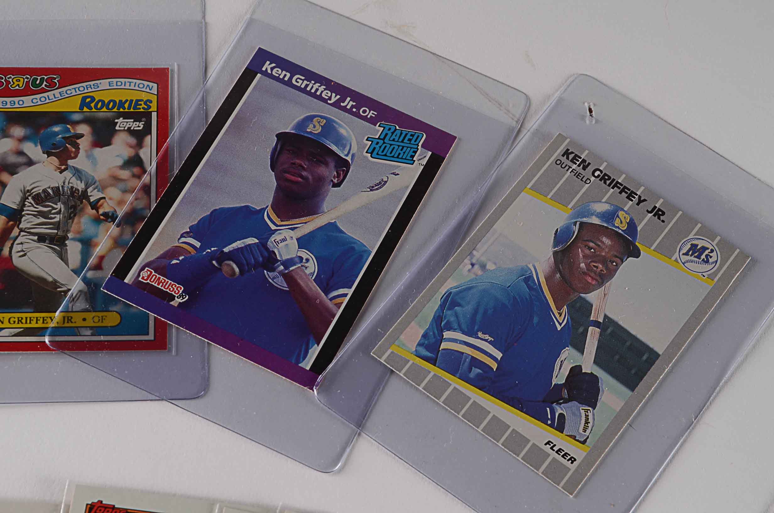 Approximately 140 Ken Griffey Jr. Baseball  Cards with 5 Rookies