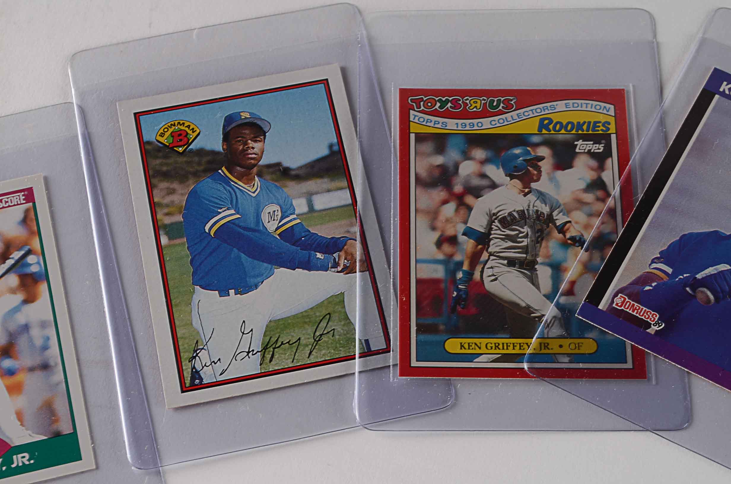 Approximately 140 Ken Griffey Jr. Baseball  Cards with 5 Rookies