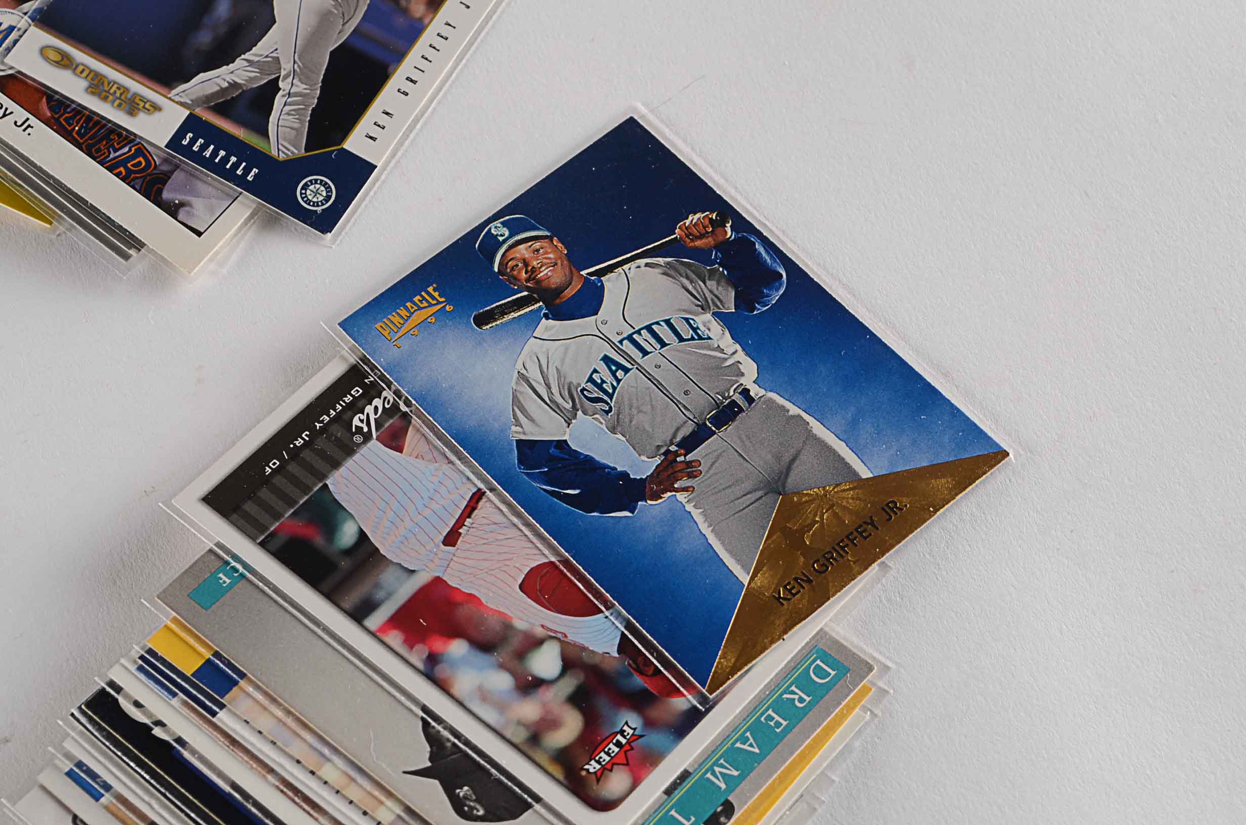 Approximately 140 Ken Griffey Jr. Baseball  Cards with 5 Rookies