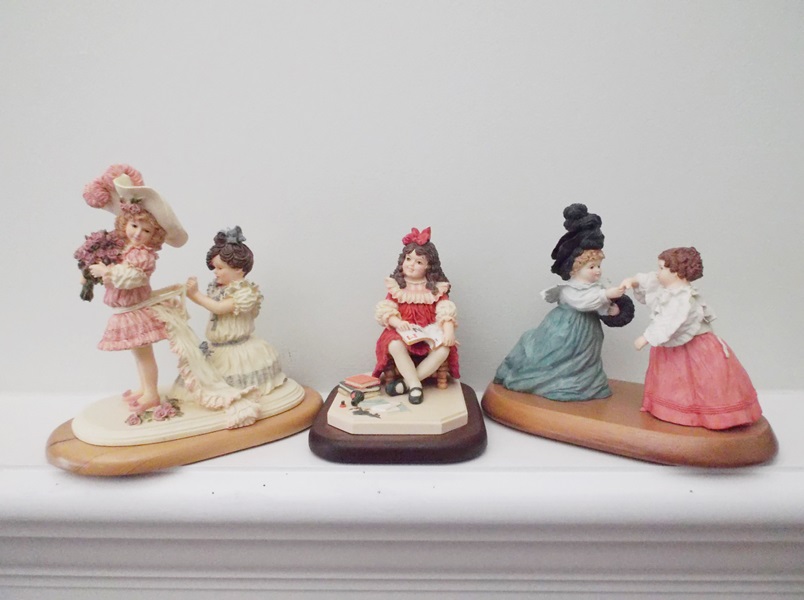 Collection of Three Maud Humphrey Bogart Figurines     