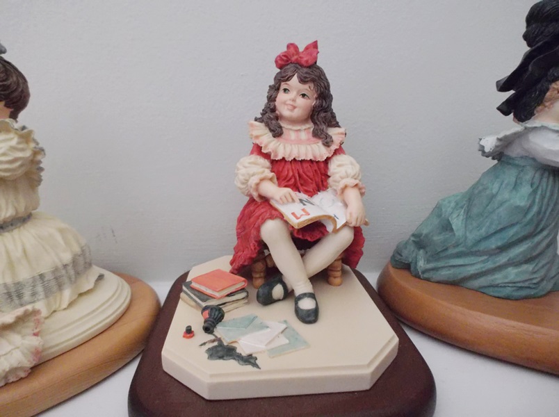 Collection of Three Maud Humphrey Bogart Figurines     