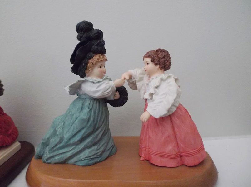 Collection of Three Maud Humphrey Bogart Figurines     