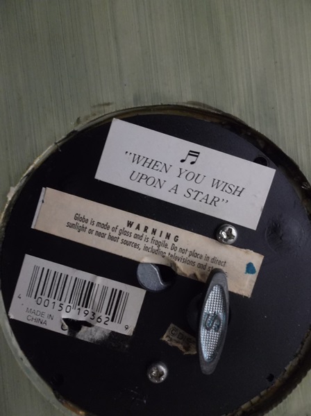 Musical Disney Snow Globe 