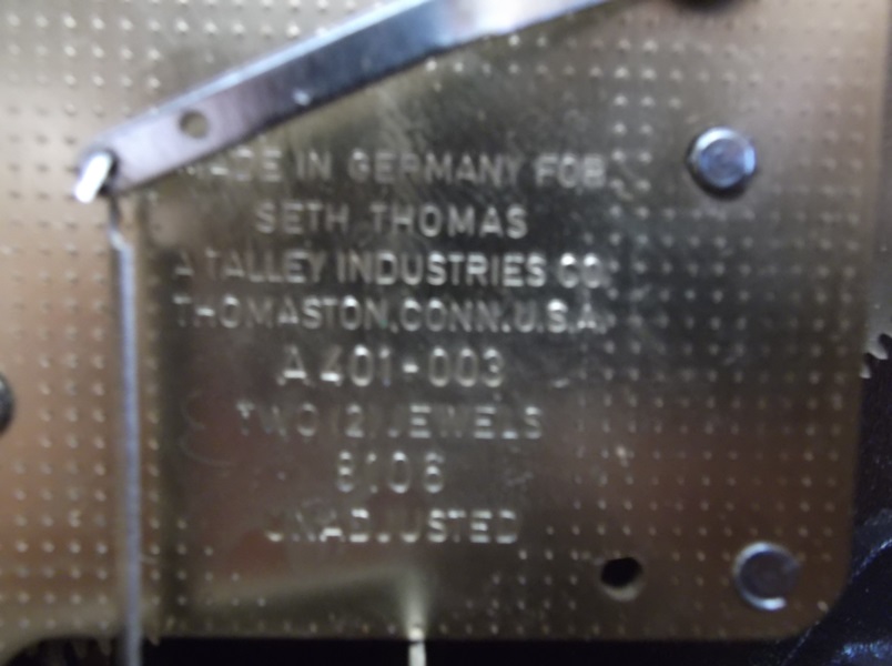 Seth Thomas Carriage Clock 