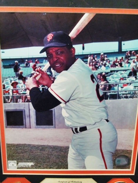 Willie Mays Game Used Collectible