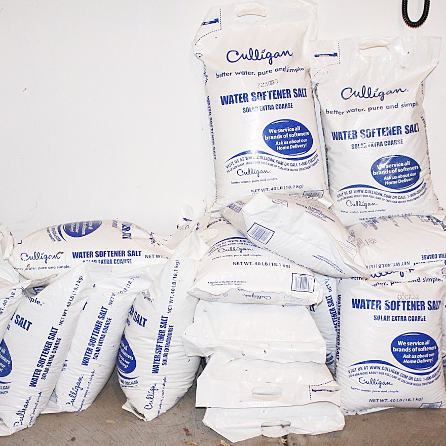 19 Bags of Culligan Water Softener Salt