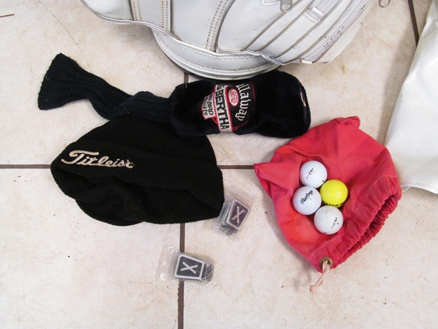 Gold Club Set with Big Bertha and Wilson Clubs