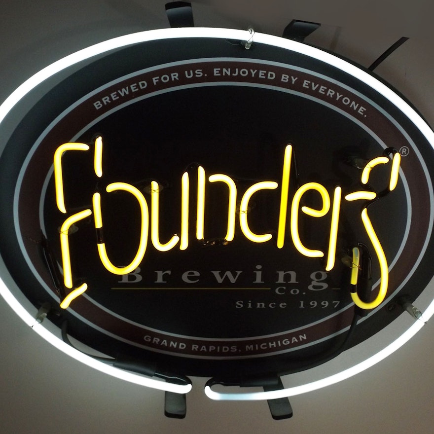 Founders Brewing Co. Neon Sign