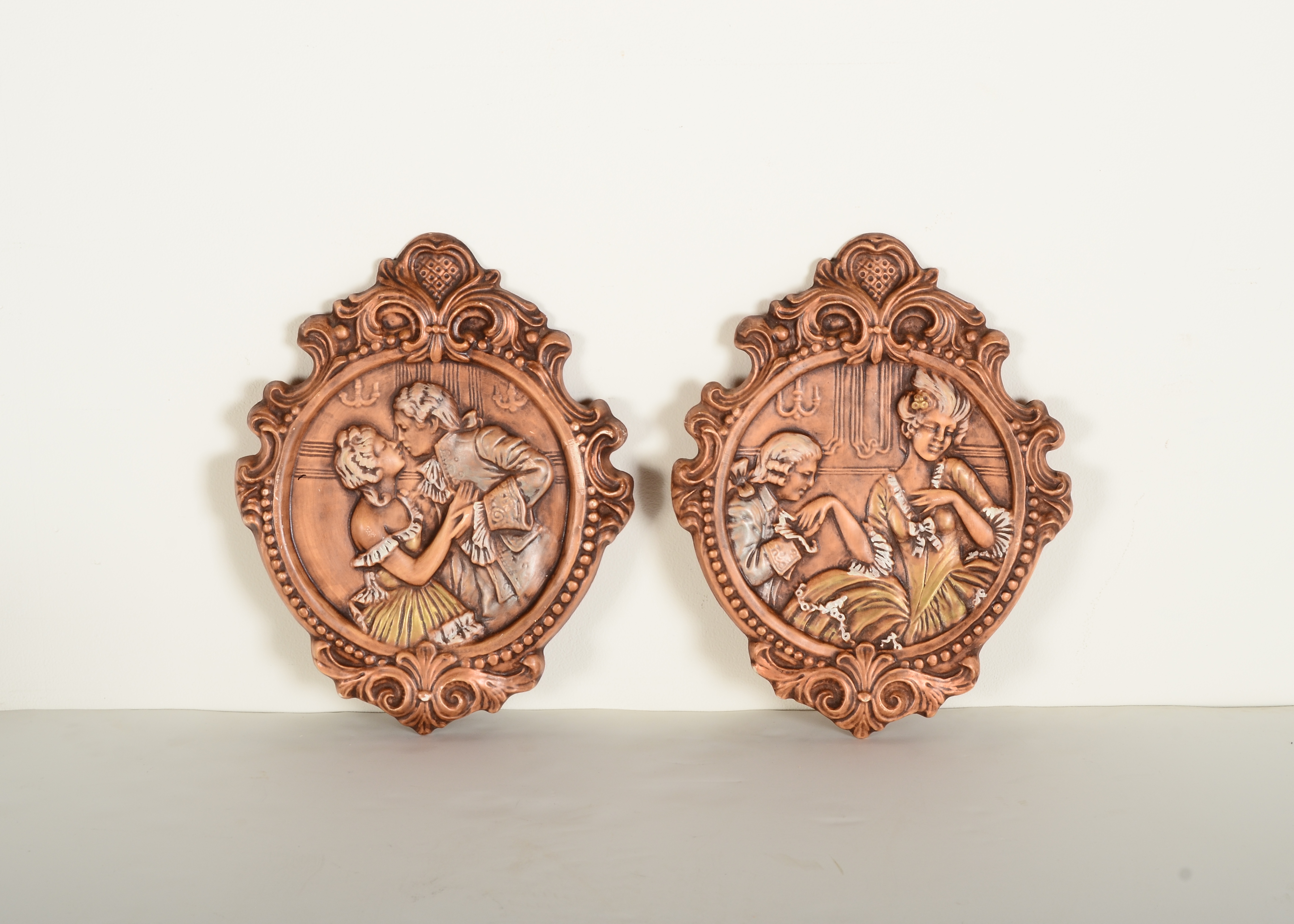 Two Vintage Wall Plaques 