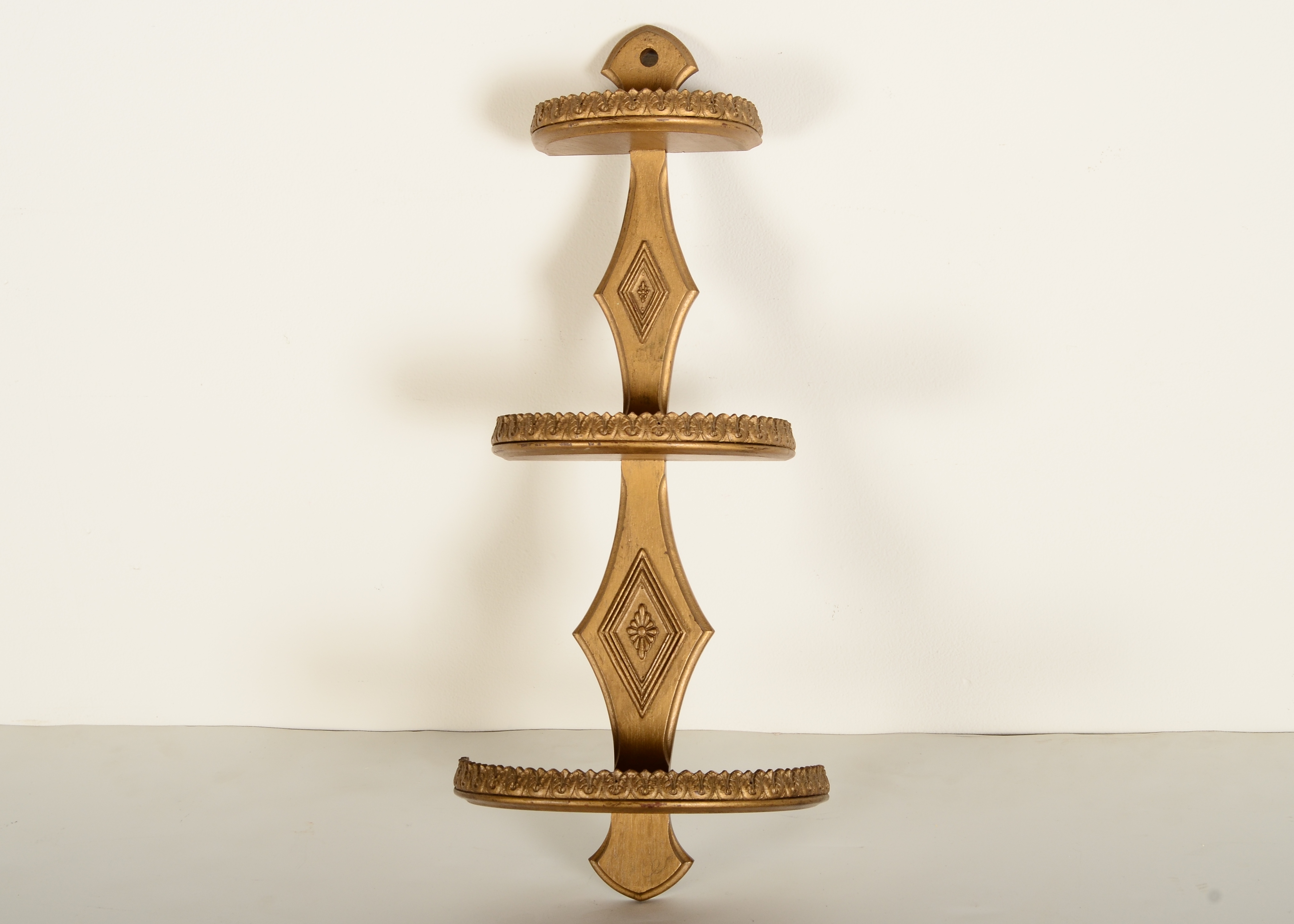 Vintage Small Wooden Shelf Display