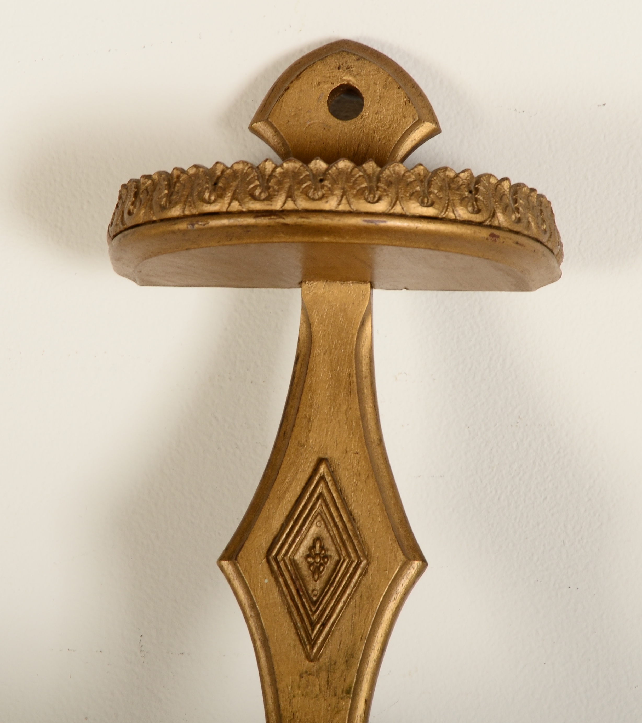 Vintage Small Wooden Shelf Display