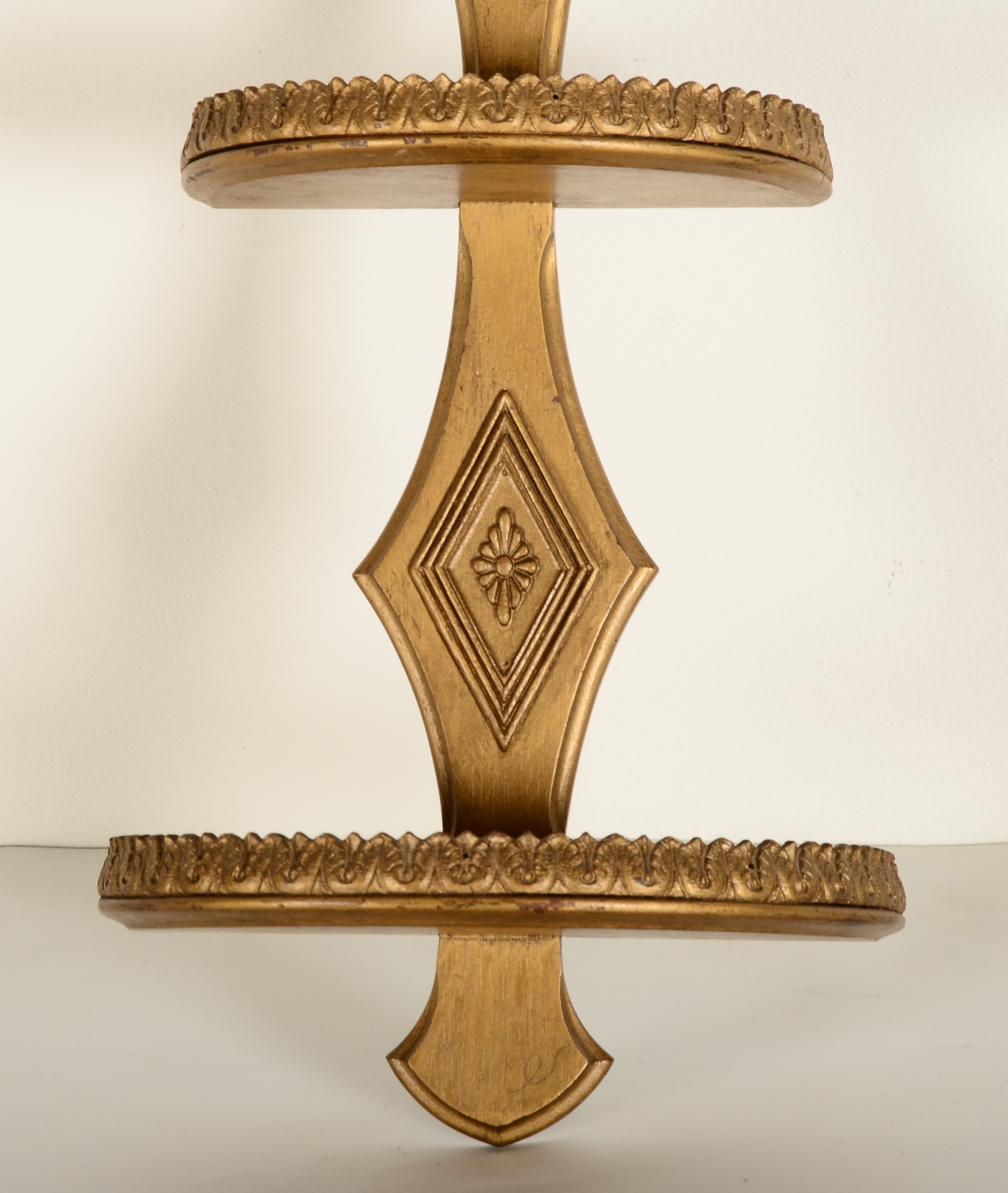 Vintage Small Wooden Shelf Display