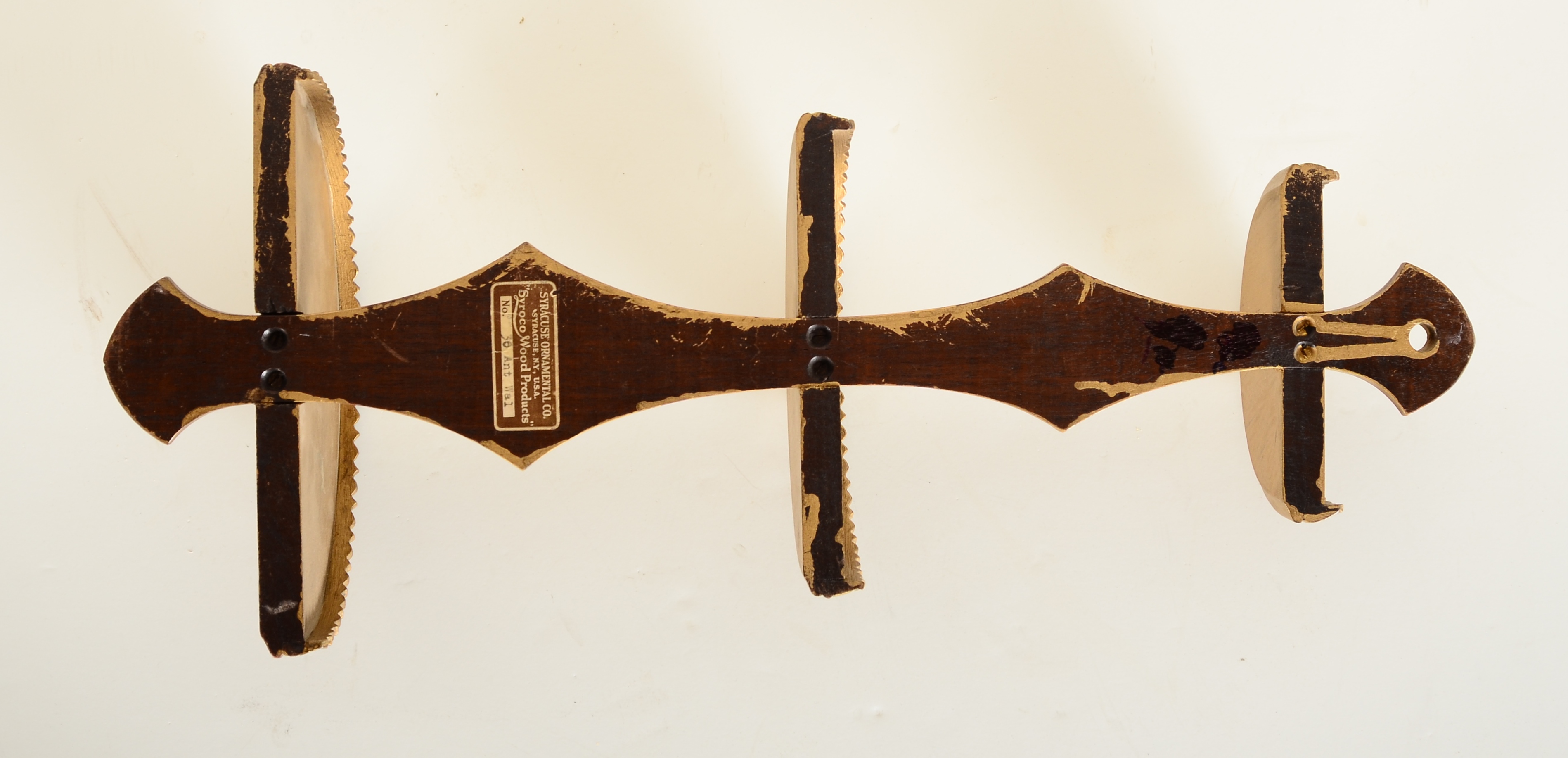 Vintage Small Wooden Shelf Display