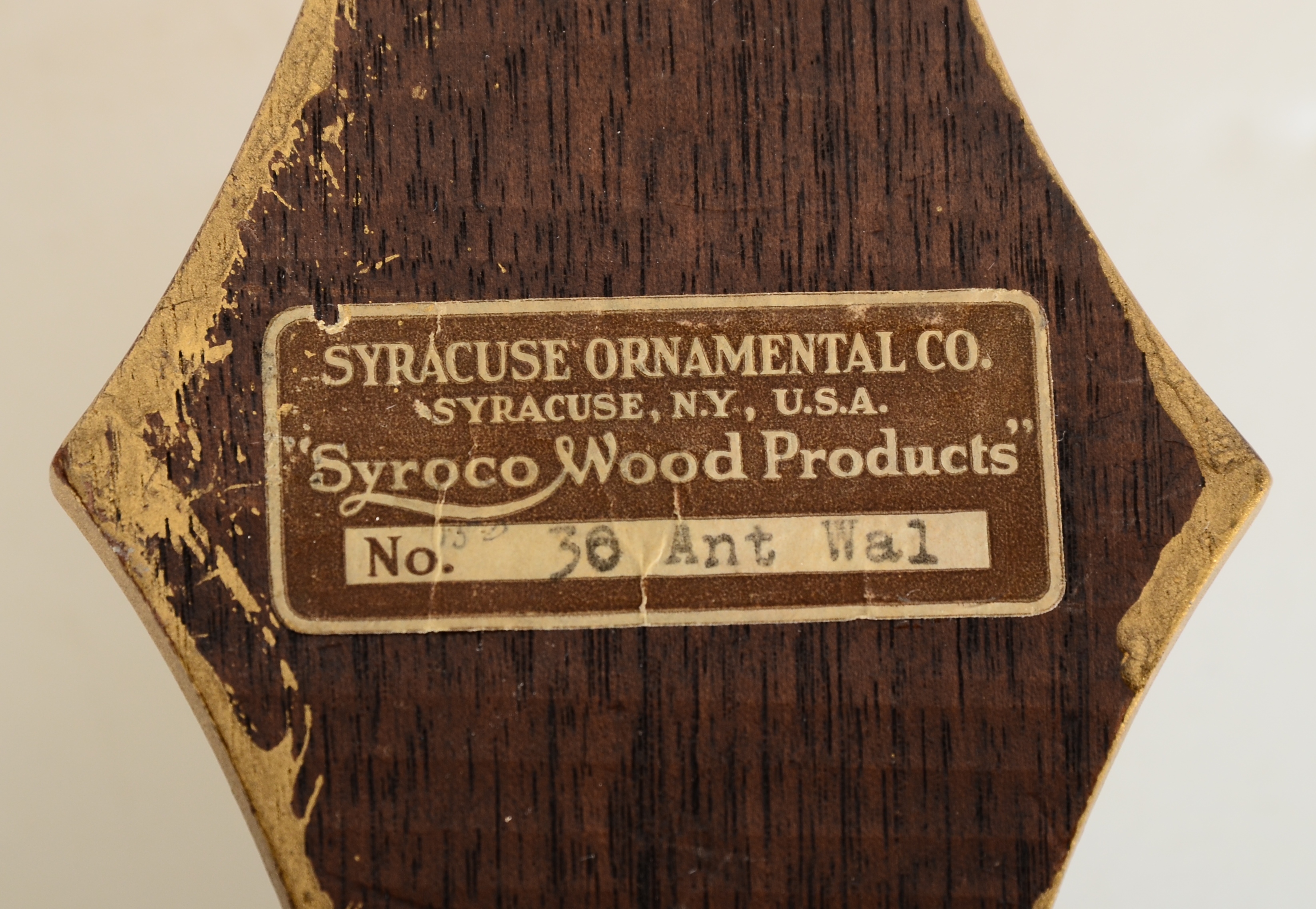 Vintage Small Wooden Shelf Display