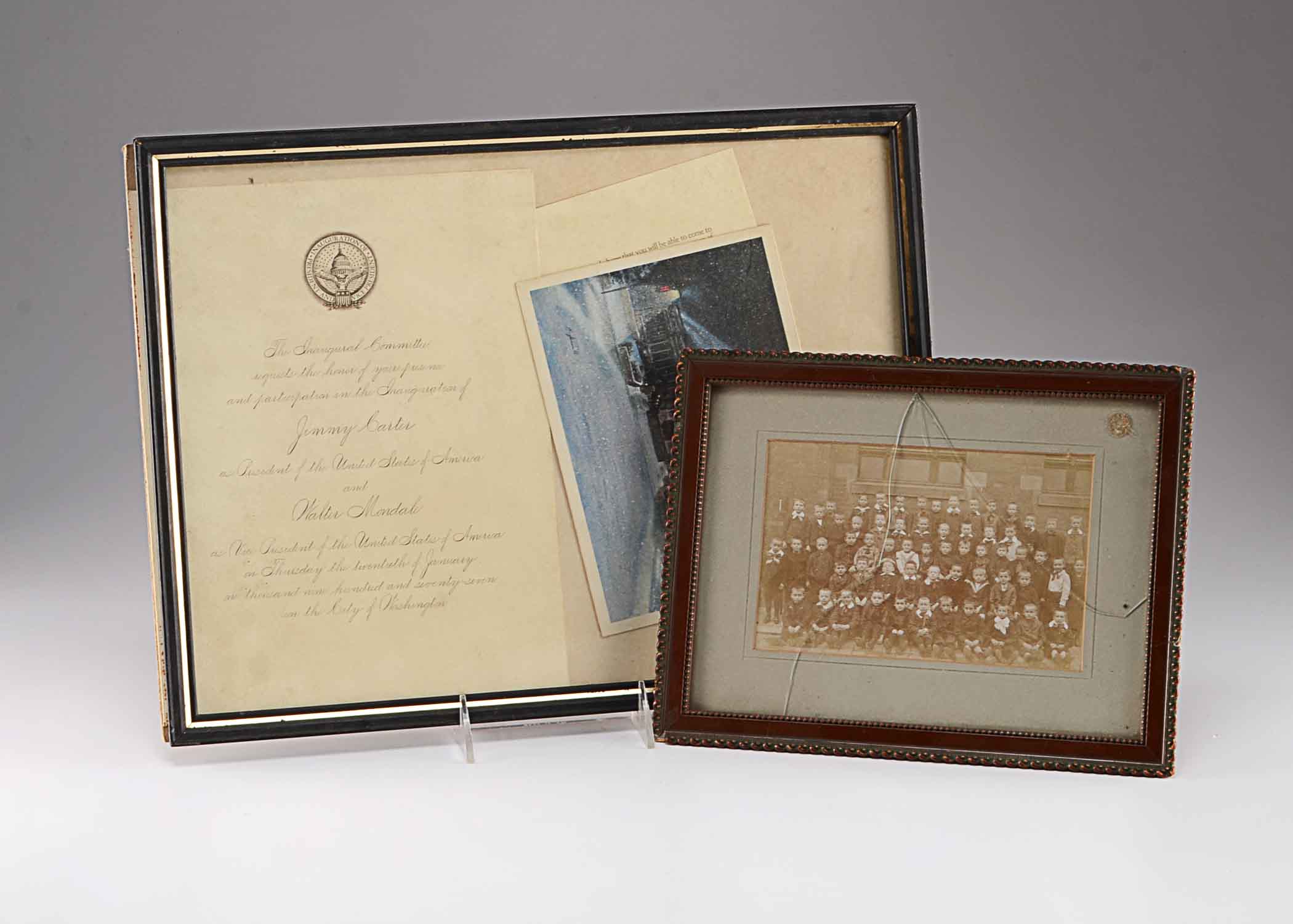 Circa 1977, Invitation To The Inauguration Of Jimmy Carter 