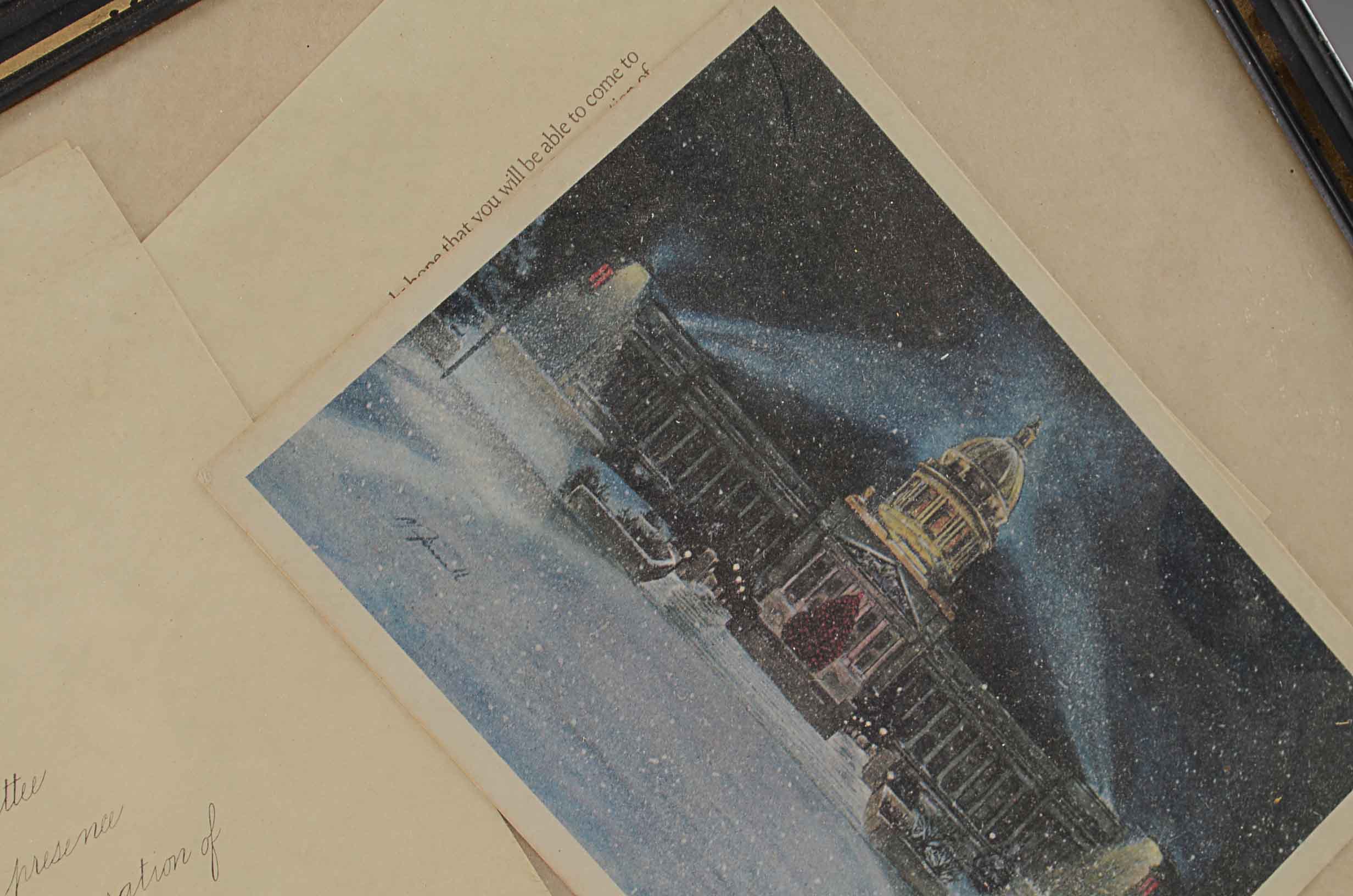 Circa 1977, Invitation To The Inauguration Of Jimmy Carter 