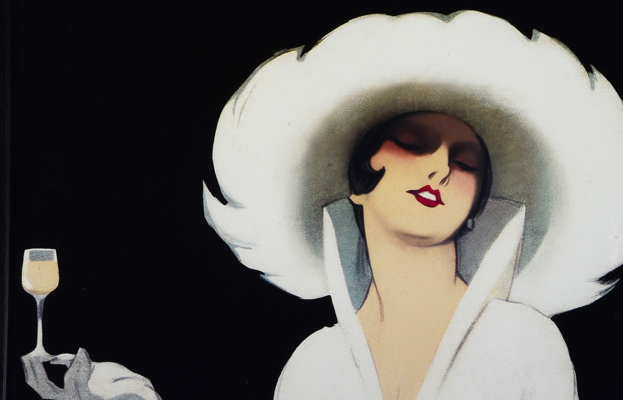 Framed Vermouth Bianco Art Poster, Marcello Dudovich Reproduction