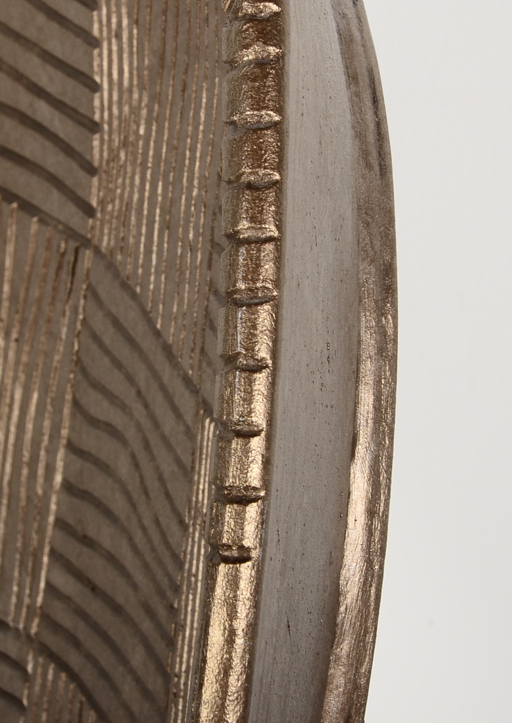 Large Art Pottery Decorative Plate and Stand