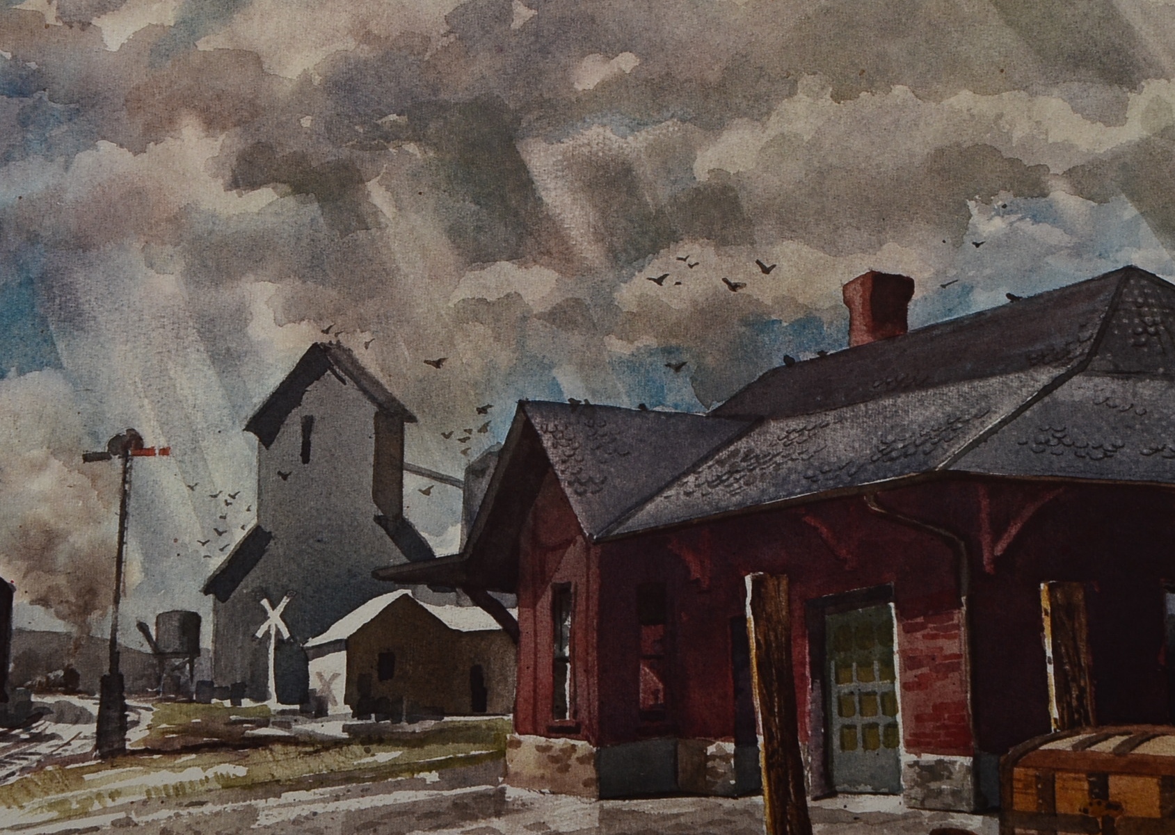 Signed Homer O'Hacker Photo Offset Lithography Prints Depict 1950s Americana