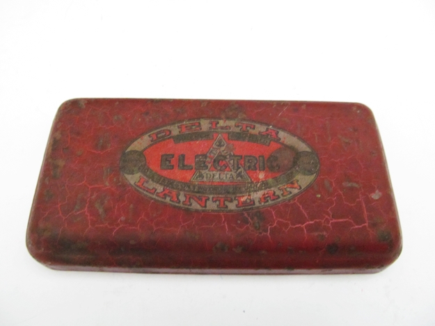 Antique "Redbird" Delta Electric Lantern