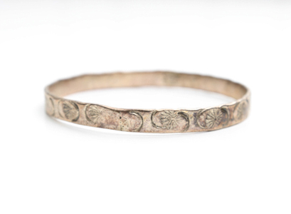 Two Sterling Silver Bangle Bracelets