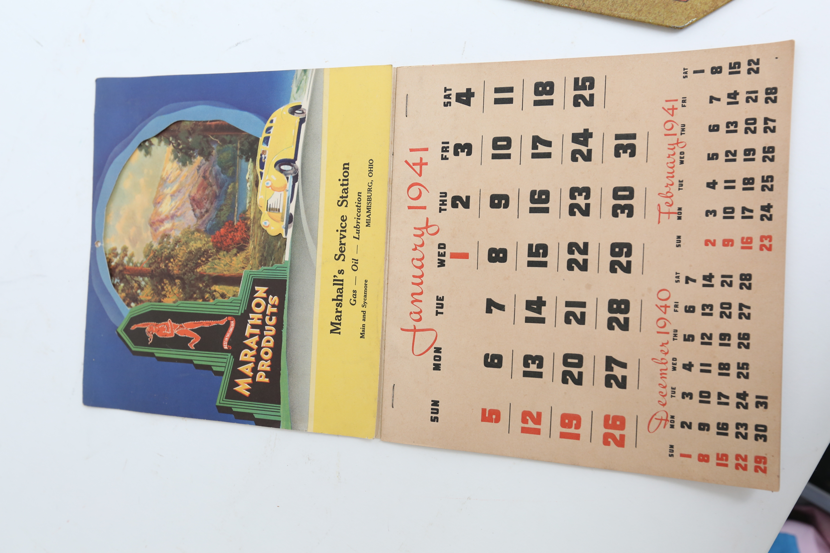 Vintage Advertising Calendars