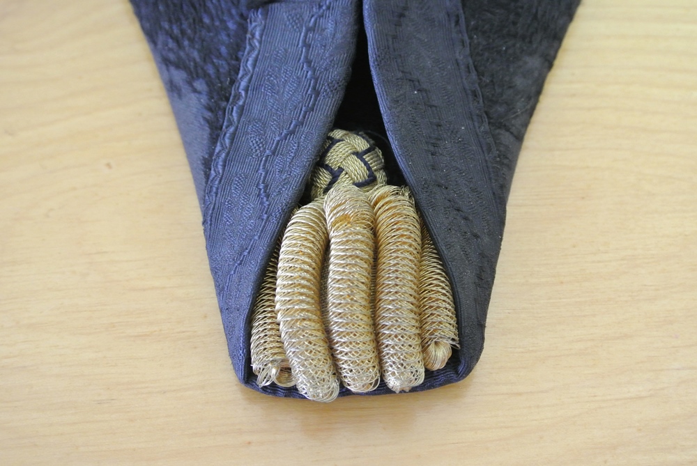 US Navy Officer's Bicorn Hat and Epauletts 1898