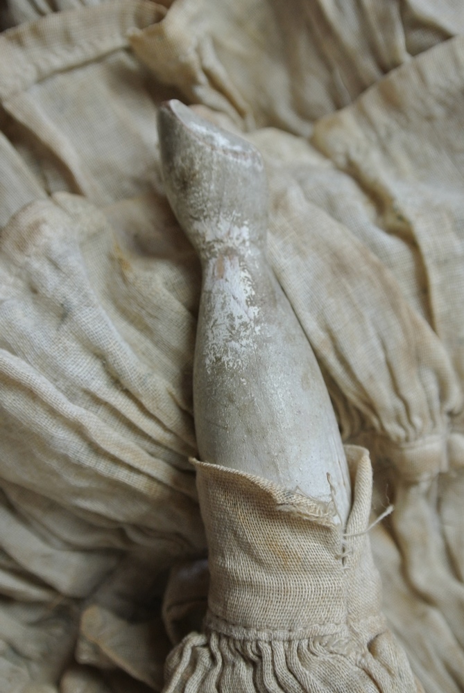 Large 1800s Penny Wooden Doll