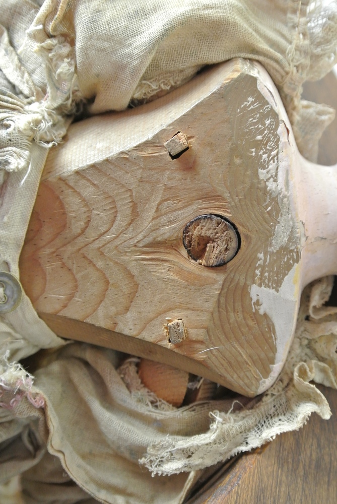 Large 1800s Penny Wooden Doll