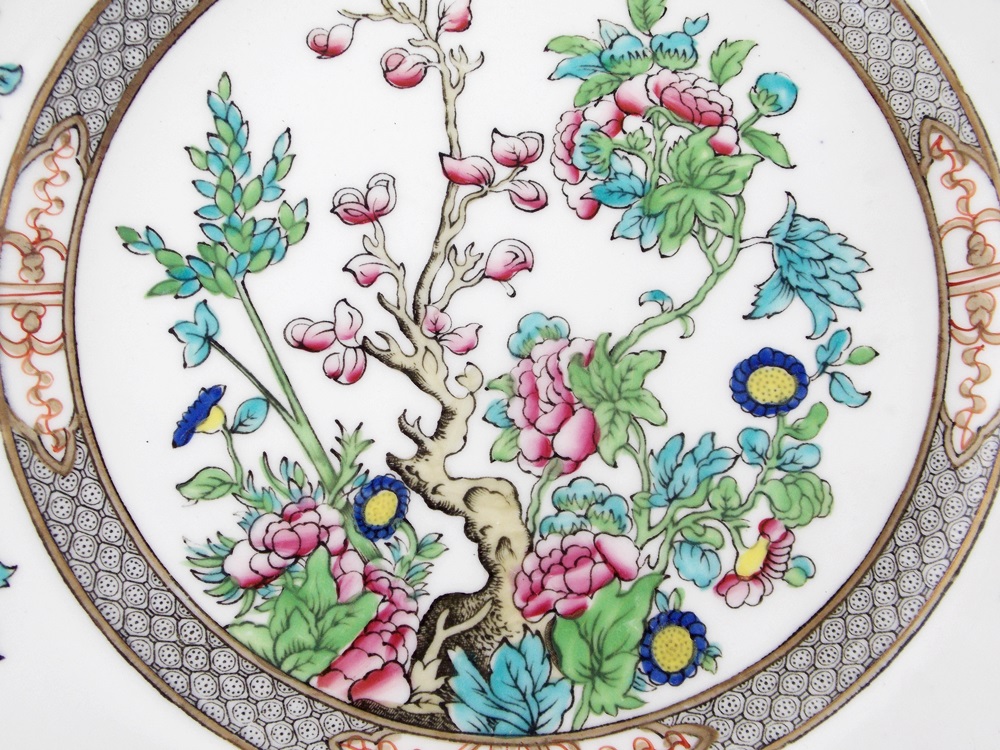 Antique Coalport China in the "Indian Tree" Pattern