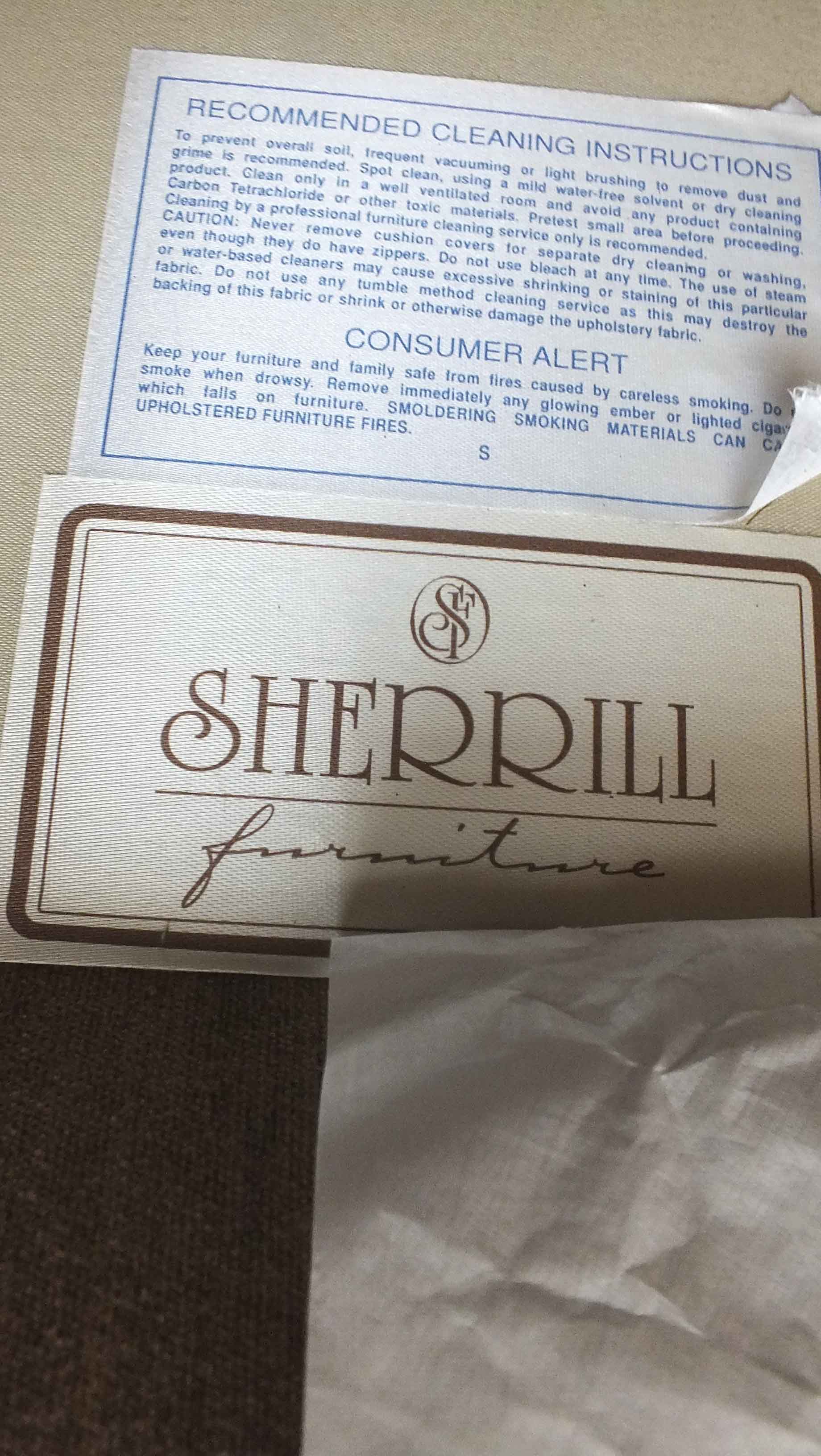 Sherrill Furniture Love Seat 