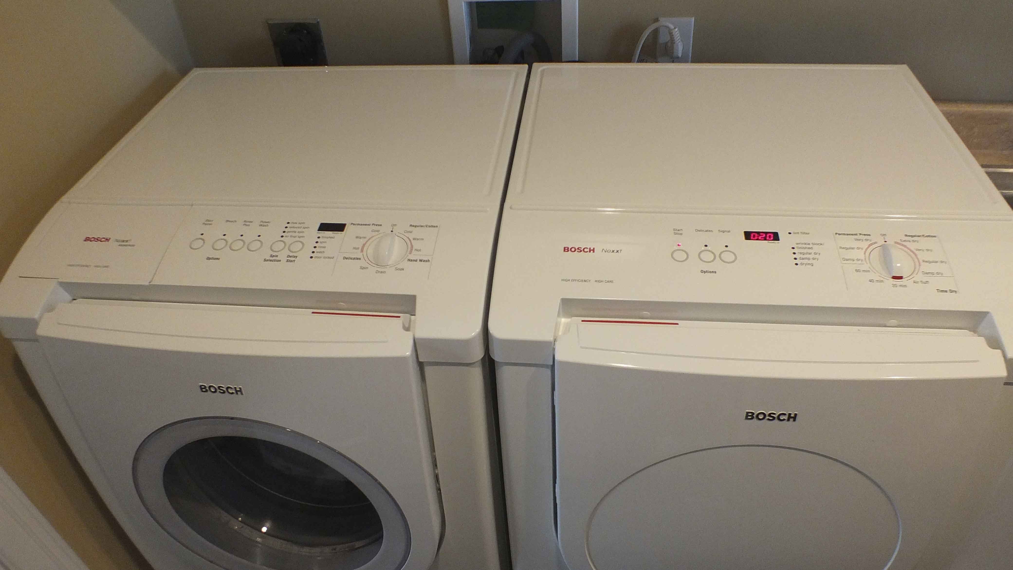 Bosch Washer and Dryer