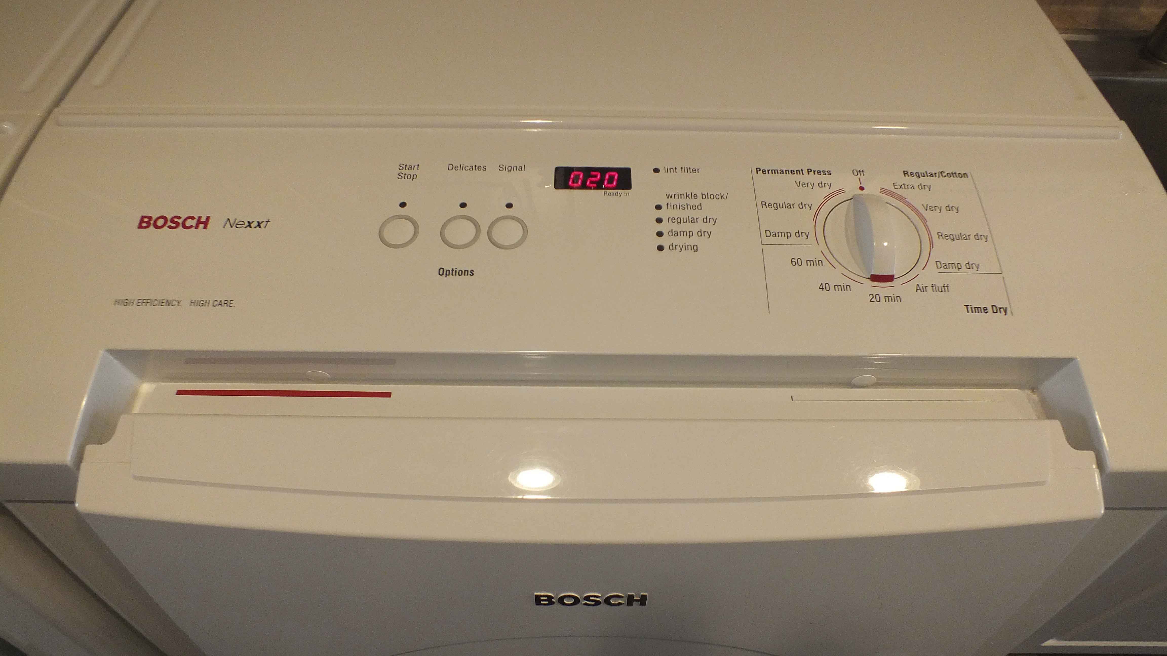 Bosch Washer and Dryer