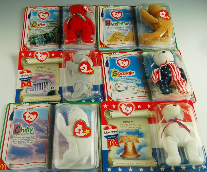 McDonald Little Beanie Babies Lot 1