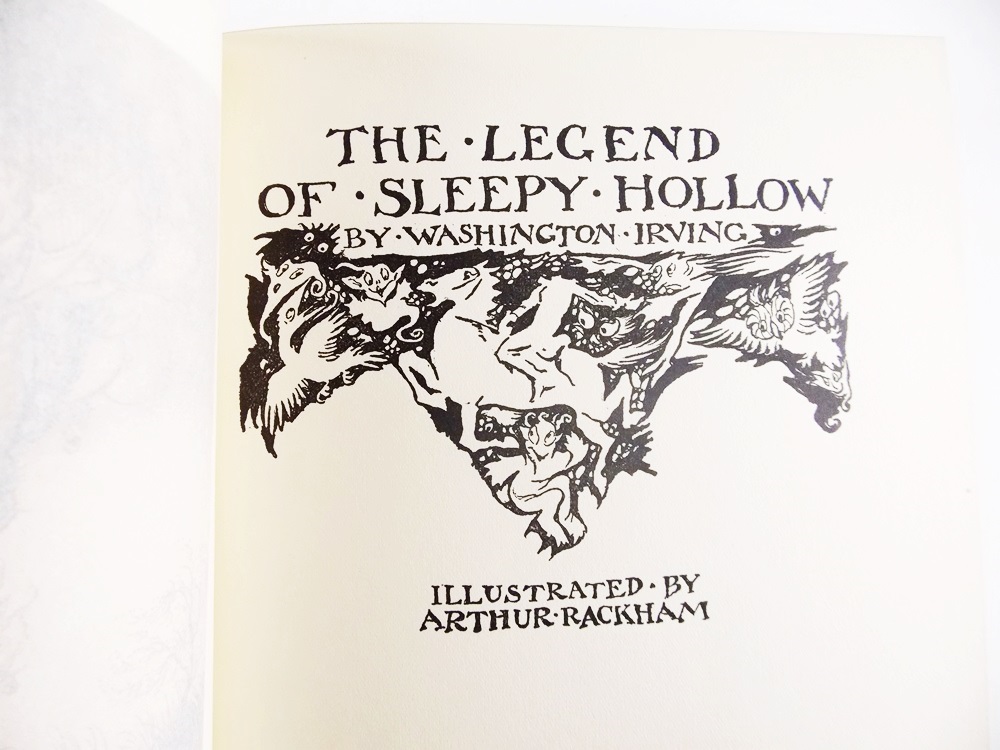 "The Legend of Sleepy Hollow", 1928 Publication by W. Irving, Illus. by Rackham 