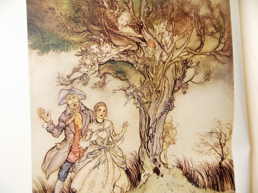 "The Legend of Sleepy Hollow", 1928 Publication by W. Irving, Illus. by Rackham 