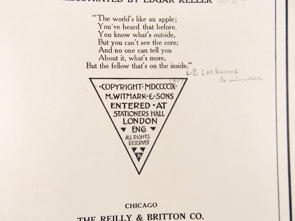 "Yama Yama Land", by George Duffie Boylan, Published 1909 by Reilly & Britton Co